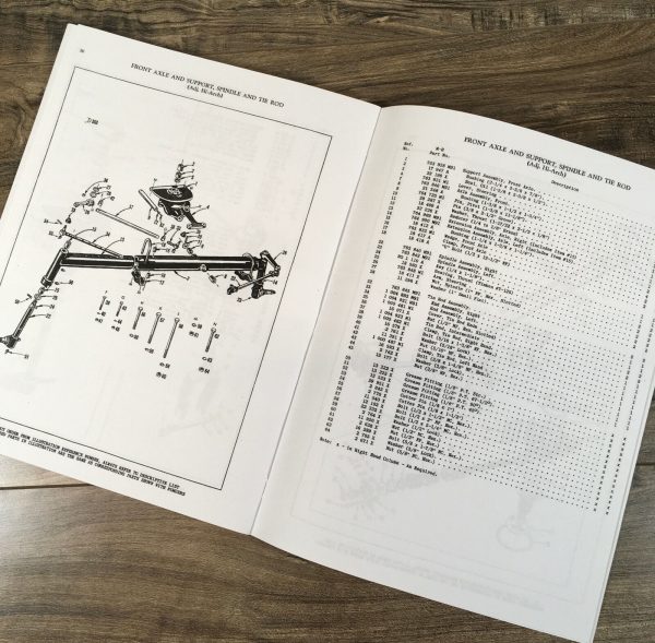 Massey Harris Mustang Tractor Parts Repair Manual Catalog Assembly S/N 1001 & Up - Image 11