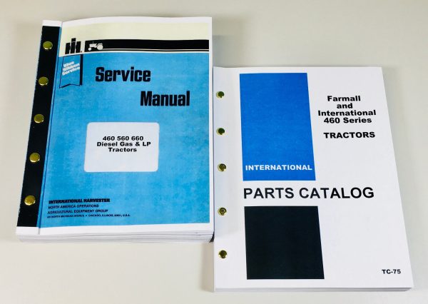 International 460 Diesel Gas Lp Tractor Service Parts Repair Shop Manual