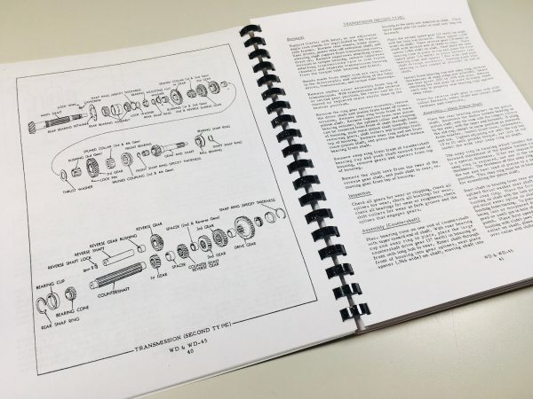 Allis Chalmers D14 D-14 Tractor Service Technical Repair Shop Manual New Print - Image 7