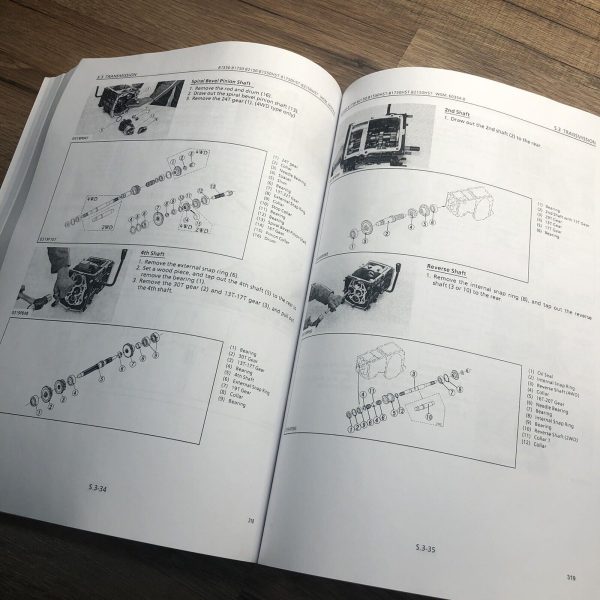 Kubota B1550 B1750 B2150 Tractor Service Repair Manual Shop Book Workshop 558Pgs - Image 7