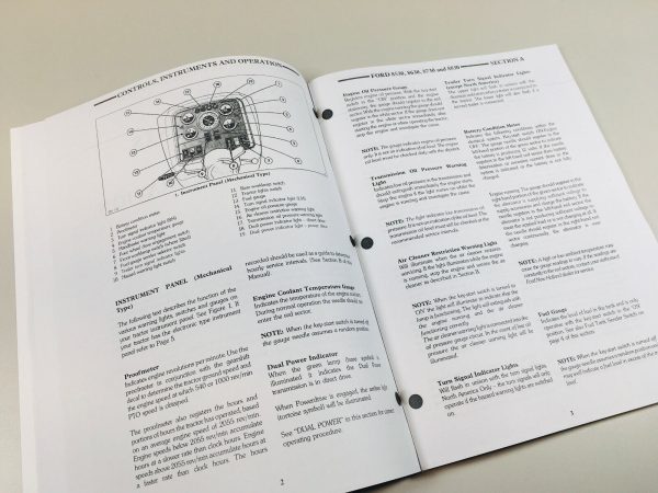 Ford 8530 8630 8730 8830 Tractor Parts Operators Manual Owners Set Book Catalog - Image 3