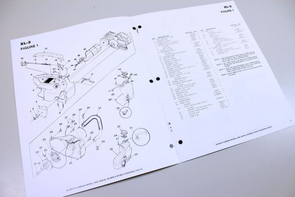 Homelite Xl2 Automatic Oilng Chainsaw Parts List Catalog Manual Numbers - Image 2