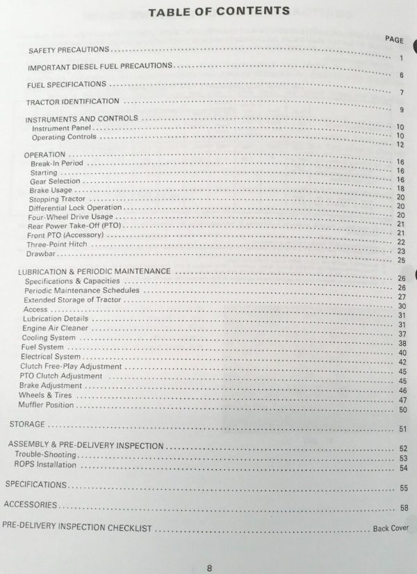 Massey Ferguson MF 1035 Tractor Service Parts Operators Manual Repair Shop Set - Image 3