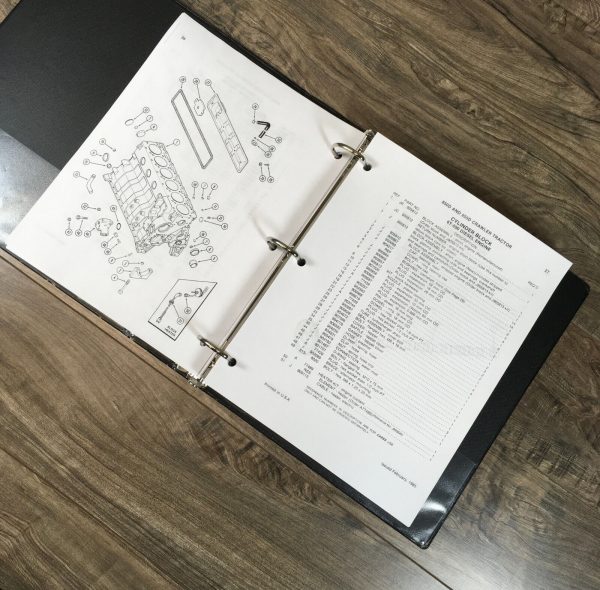 Case 850D 855D Crawler Tractor Manual Parts Catalog Operators Owners Set Book - Image 5