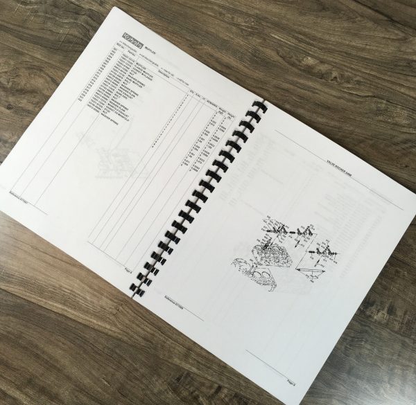 Kubota L305 L305Dt Tractor Parts Manual Catalog Exploded View Numbers Assembly - Image 5