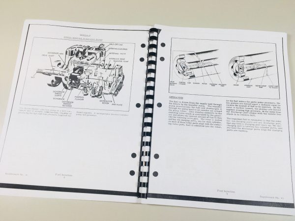 Allis Chalmers Fuel Injection Data Cp Tractor Service Manual - Image 8