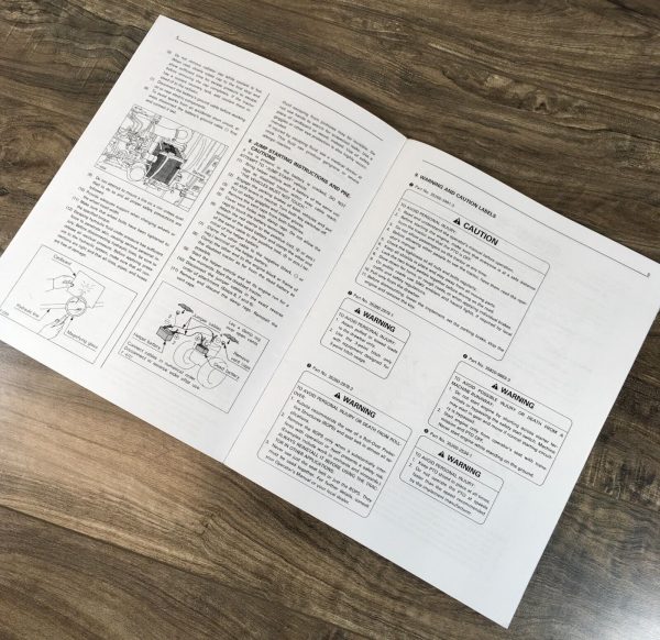 Kubota L2550GST L2850GST Tractor Operators Manual Owners Book Maintenance - Image 3