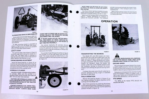 New Holland 451 - 456 Sickle Bar Mower Operators Manual Owners Manual Service - Image 6