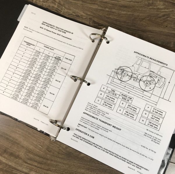 Case 4490 4690 Tractor Service Manual Set Repair Shop Technical Book Workshop - Image 5