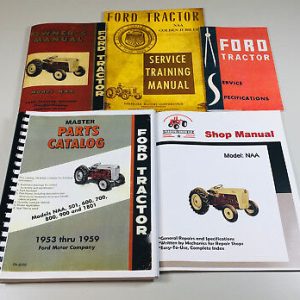 Ford Naa 1953-1959 Tractor Service Parts Operators Manual Shop Repair Set Owner