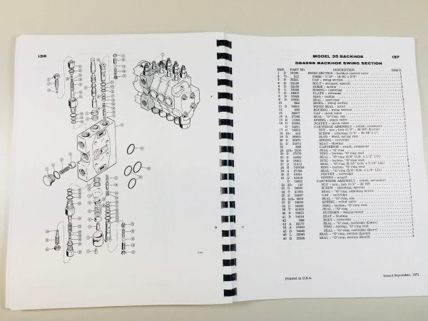 Case 35 Backhoe & Loader For 580Ck Series B 580B Tractor Parts Catalog Manual - Image 8