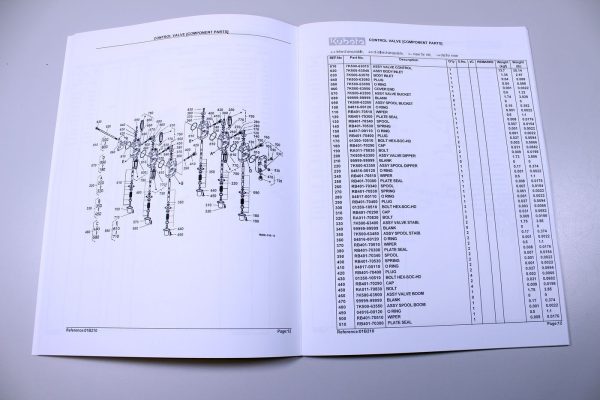 Kubota Bh90 Backhoe Parts Assembly Manual Catalog Exploded Views Numbers - Image 3