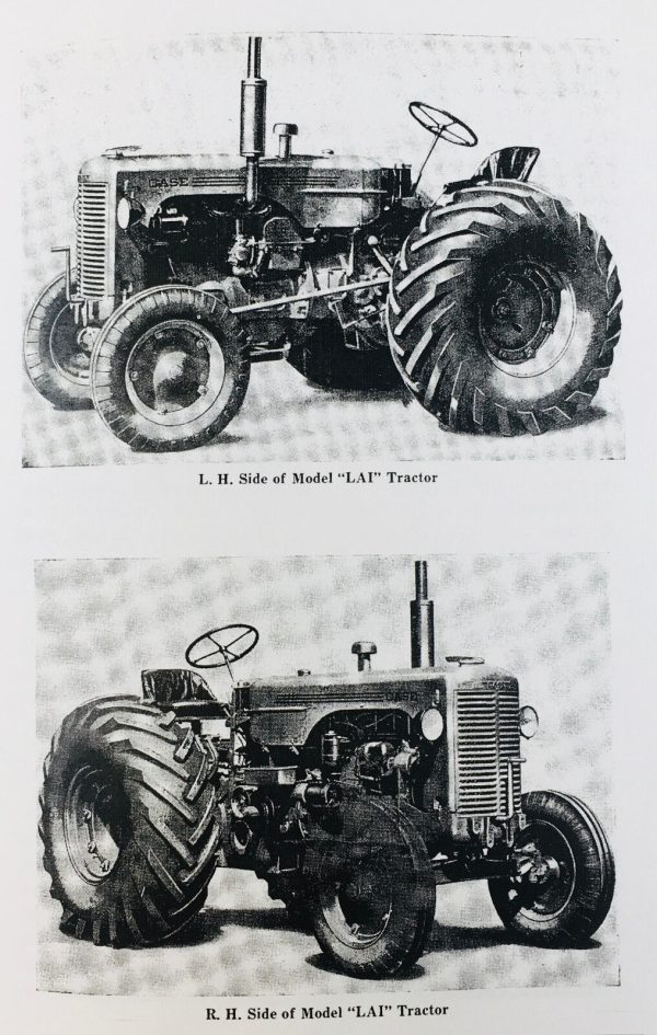 J. I. Case Model Lai Tractor Third Edition Operators Owners Manual Instruction - Image 3