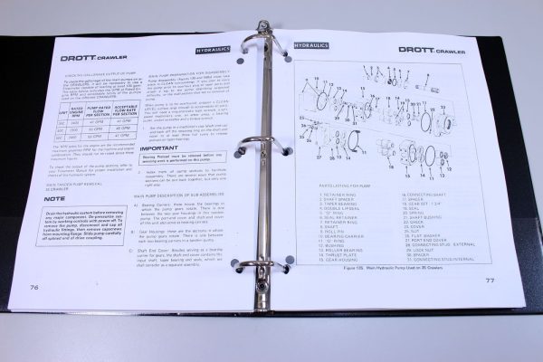 Case Drott 35B 40B 50B Crawler Excavator Service Repair Manual 35 40 50 Series B - Image 6