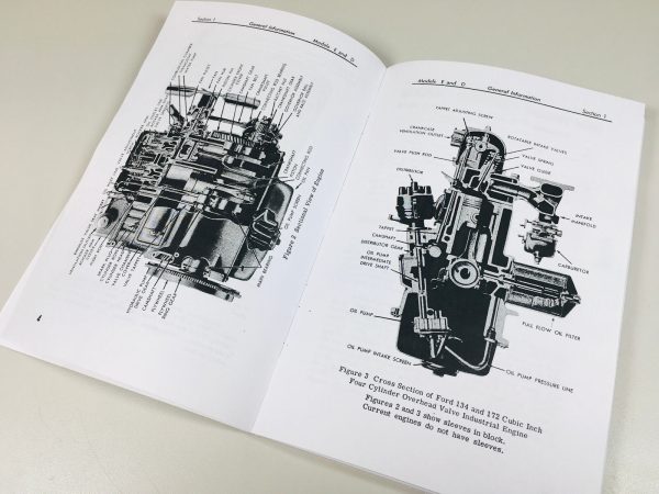 Ford E134 D172 Industrial Engines & Power Units Owners Operators Manual 4 Cyl - Image 4
