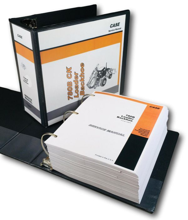 Case 780B Ck Tractor Loader Backhoe Service Technical Manual Repair Shop Binder