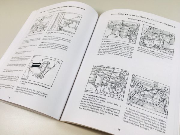 Ford Tw5 Tw15 Tractor Operators Manual W/ Electronic & Mechanical Control Panel - Image 9