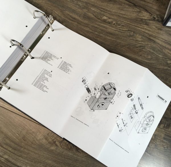 Case W26B Wheel Loader Service Manual Parts Catalog Operators Owners Repair Set - Image 9