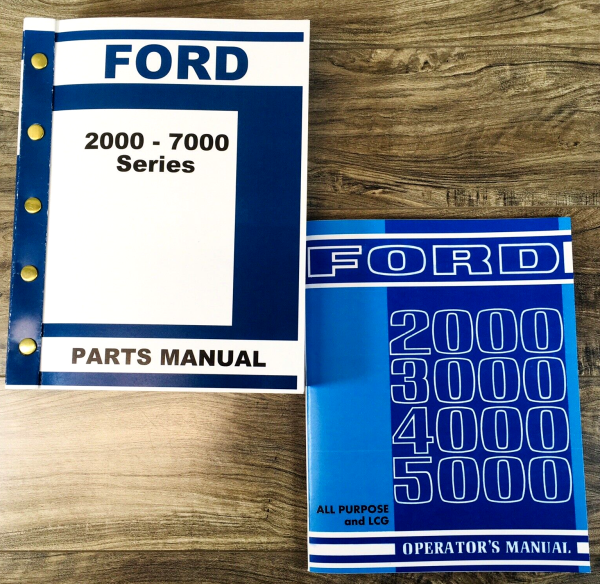 Ford 2110 LCG Tractor Parts Operators Manual Owners Set Catalog Assembly Book