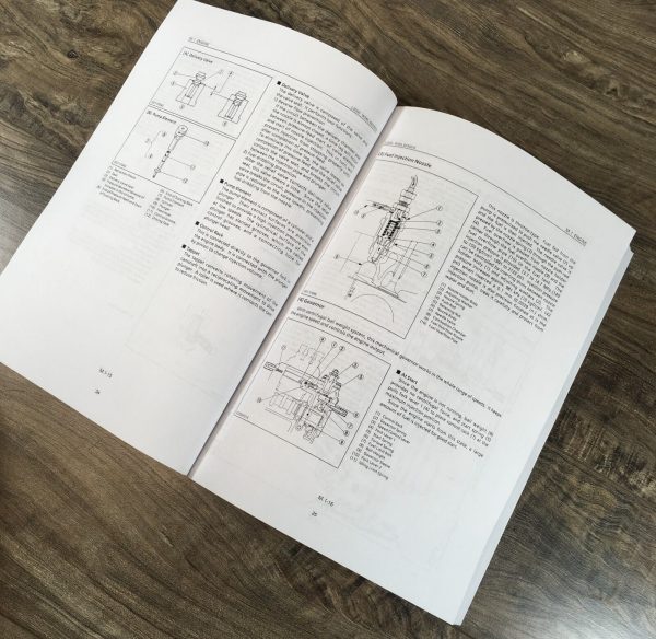 Kubota L2050 L2050F Tractor Service Manual Parts Catalog Repair Shop Workshop - Image 7