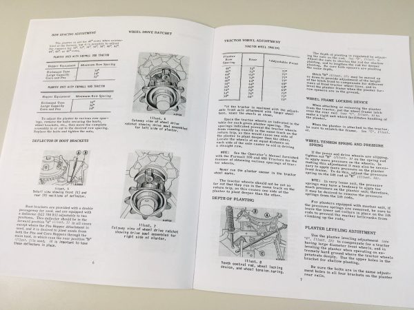 International 34-221 Drill Planter Owners Operators Manual Settings Plates Chart - Image 3