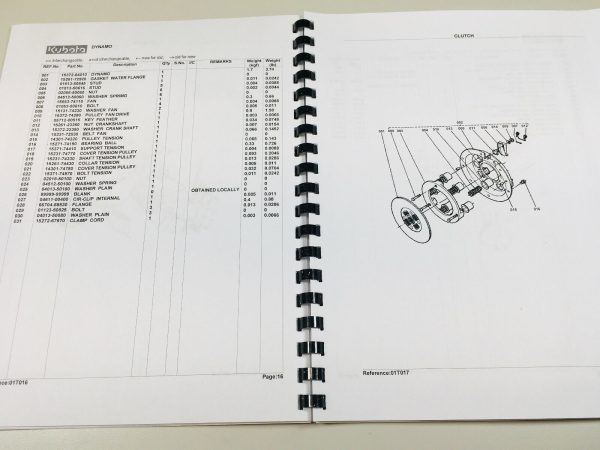 Kubota B6100Hst-D Tractor Service Repair Manual Parts Catalog Tech Shop Book - Image 11