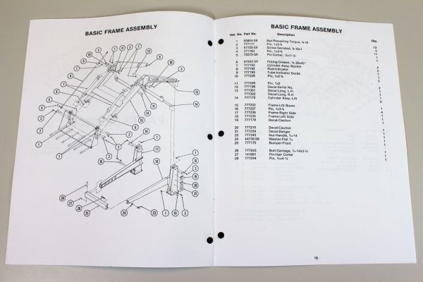 Long 1549 Tractor Loader Owners Operators Maintenance Parts List Manual Bucket - Image 5