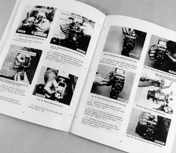 International D166 Diesel Engine Service Manual Repair Shop Book Overhaul Ih Set - Image 4