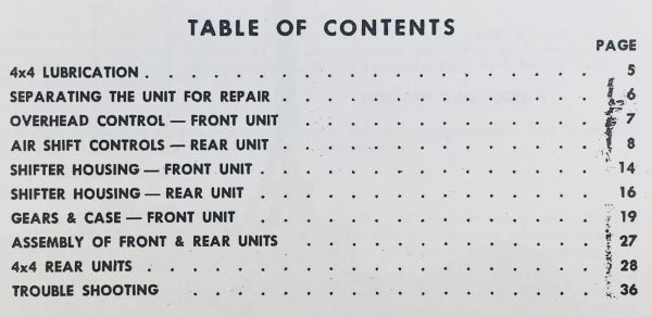 Dana Corp P8500 16 Speed Air Shift Spicer Transmission Service Manual - Image 2