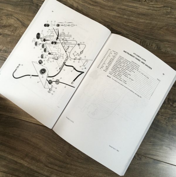 Case 475 Cable Layer Service Manual Parts Catalog Set Sn 3058169 & Up 336 Engine - Image 12