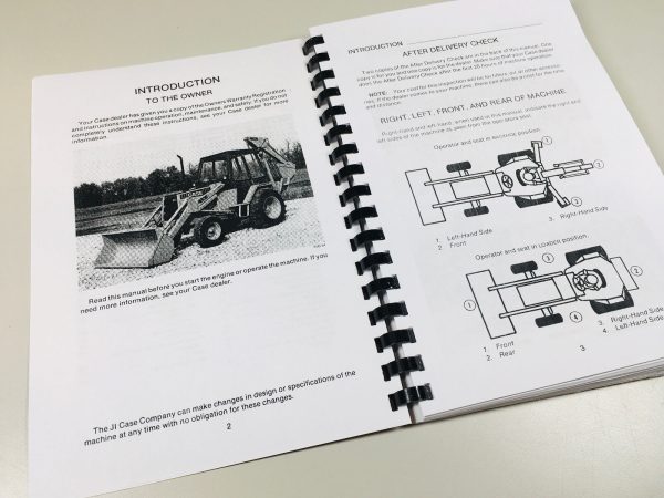 Case 480E Ll Loader Backhoe Loader Landscaper Operators Owners Manual - Image 3