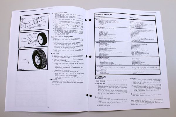 Sears Owners Manual Gt18 Twin Lawn Garden Tractor Operation Parts Gt 18 Drive - Image 4