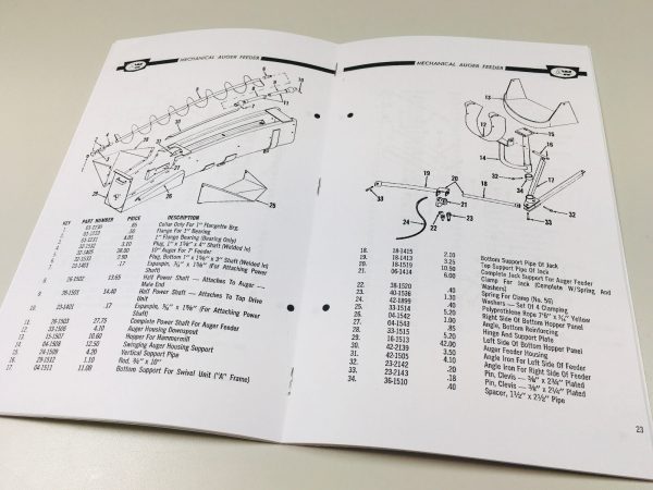 Arts Way 320 420 Portable Mixer Mill Parts List Catalog Manual Grinder - Image 4