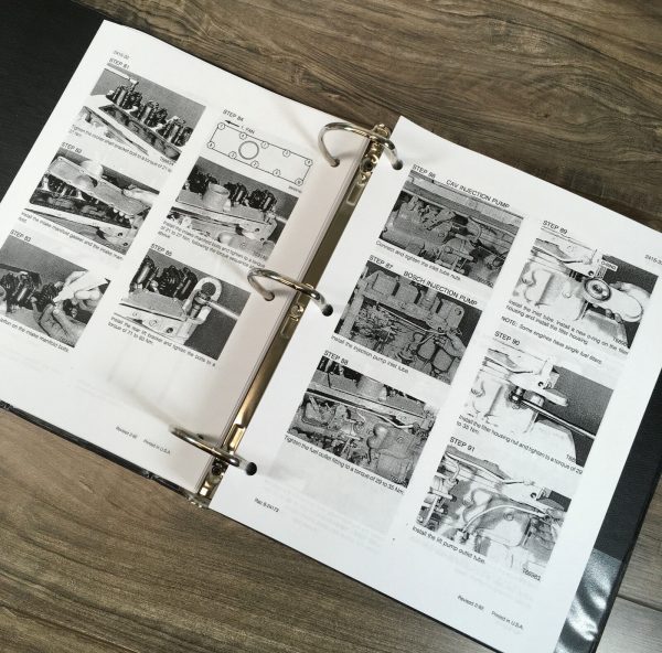 Case 480F 480F Ll Loader Backhoe Tractor Service Manual Parts Catalog Set Shop - Image 7