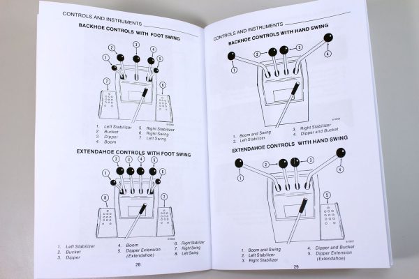 J I Case 780C Loader Backhoe Operators Owners Manual Controls Maintenance 9-9720 - Image 4