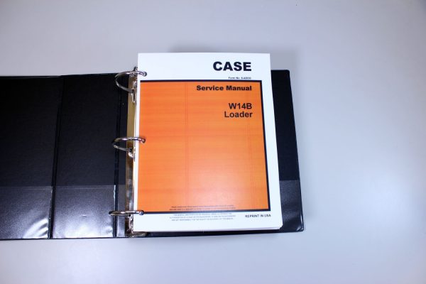 Case W14B Wheel Loader Service Technical Manual Repair Shop In Binder - Image 2