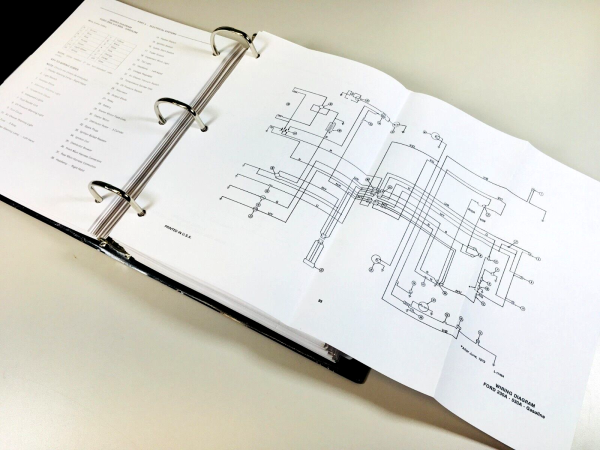 Ford 340A 540A Tractor 745 Loader 765 Backhoe Service Parts Operator Manual Set - Image 11