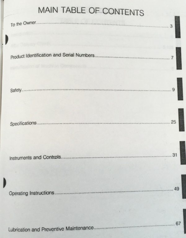 Case W36 Wheel Loader Operators Manual Parts Catalog Set P.I.N 17754000 & After - Image 2