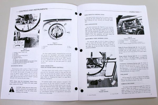 Ford 550 Tractor Loader Backhoe Service Parts Operators Manual Repair Overhaul - Image 11