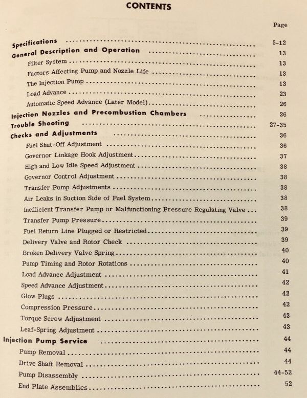 Farmall International D-282 Diesel Engine 6 Cylinder Service Parts Manual Set - Image 2