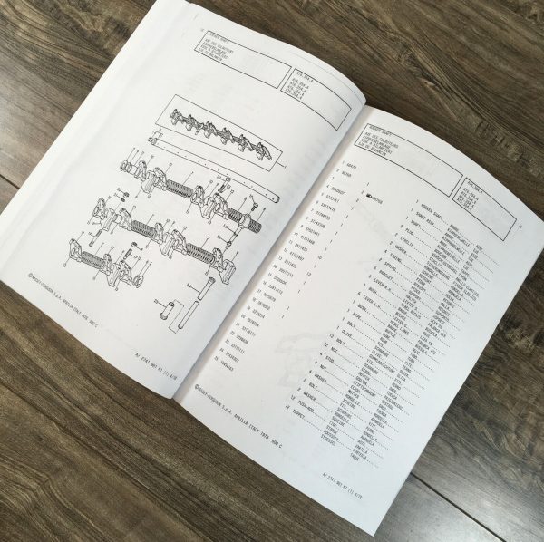 Massey Ferguson 500C Crawler Loader Parts Manual Catalog Book Assembly Schematic - Image 10