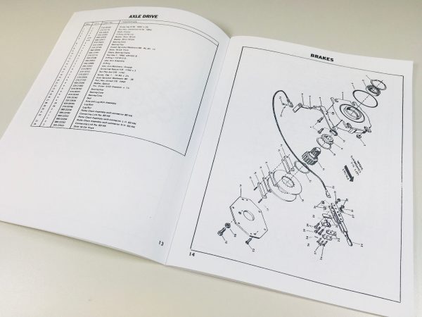 Mustang 930 Skidsteer Loader Parts Manual Catalog Exploded Views Numbers - Image 3