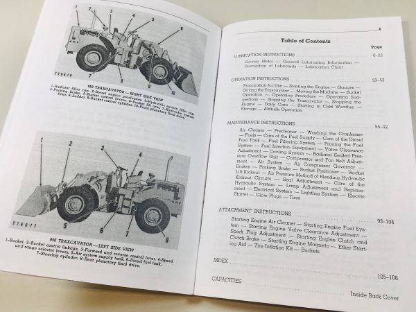 Caterpillar 950 Tractor Wheel Loader Operators Maintenance Manual - Image 2