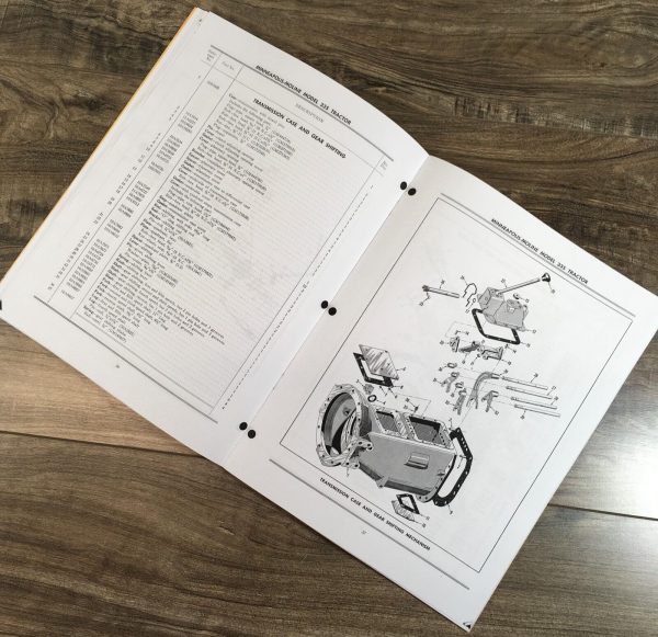 Minneapolis Moline 335 Tractor Parts Manual Catalog Assembly Schematics Views - Image 4