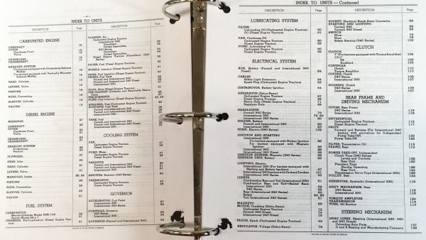 International 340 Tractor Service Parts Operators Manual Set Repair Shop Book IH - Image 3