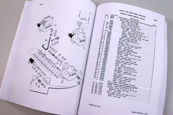 J I Case Model 1070 Tractor S/N 8675001 & Up Parts Catalog Manual A1173 - Image 7