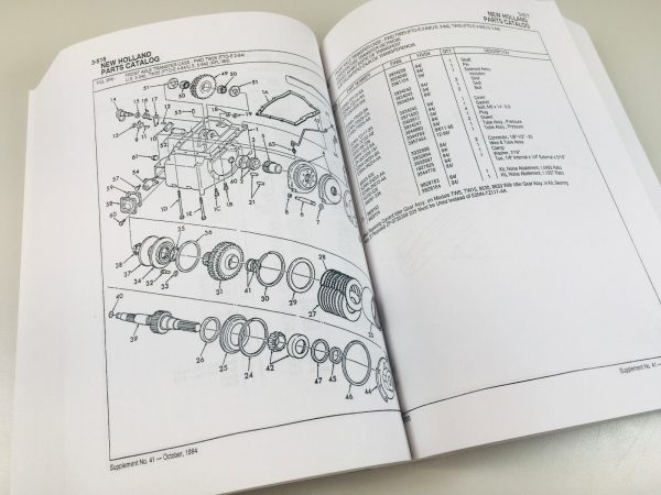 Ford 8530 8630 8730 8830 Tractor Parts Operators Manual Owners Set Book Catalog - Image 9