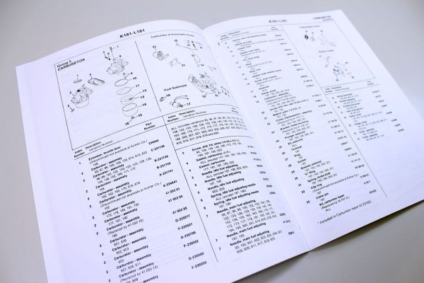 Kohler K181 L181 8Hp Engine Parts Catalog Manual Exploded Views Numbers - Image 3