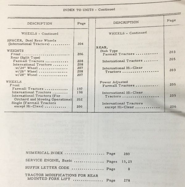 Farmall International 504 Gas Tractor Service Parts Operators 4 Manual Set C-153 - Image 6