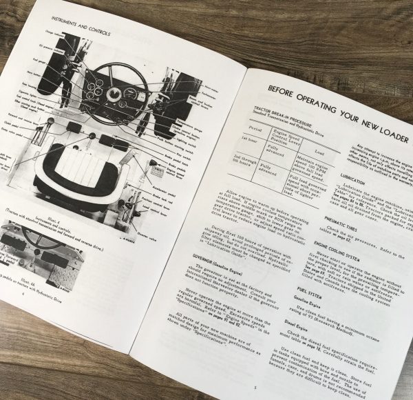 International 3514 Gas Loader Tractor Parts Operators 3 Manual Set Book Ih C-153 - Image 8